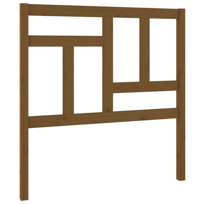 Testiera per Letto ambra 95,5x4x100cm in Legno Massello di Pino - homemem39