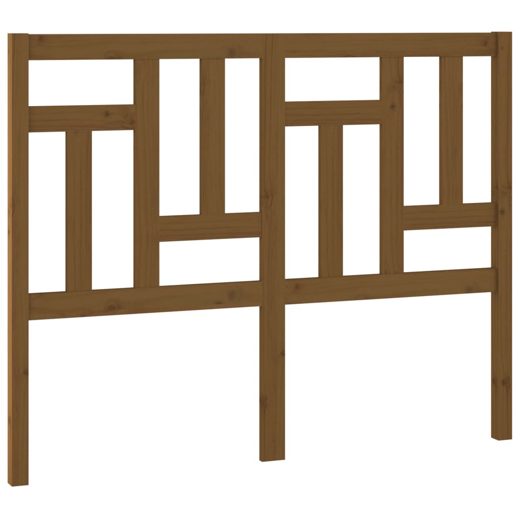 Testiera per Letto ambra 125,5x4x100 cm Legno Massello di Pino - homemem39