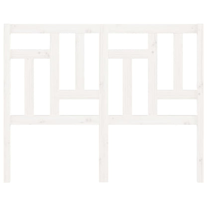Testiera per Letto Bianca 155,5x4x100 cm Legno Massello di Pino - homemem39