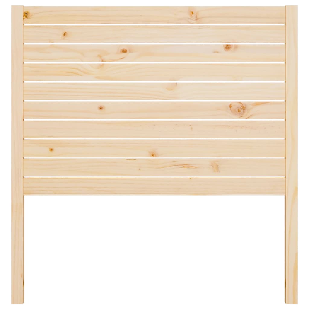Testiera per Letto 81x4x100 cm in Legno Massello di Pino - homemem39