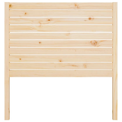 Testiera per Letto 81x4x100 cm in Legno Massello di Pino - homemem39