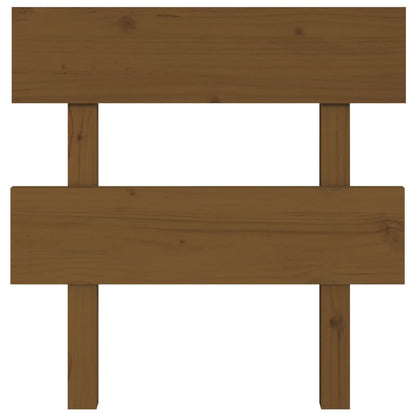 Testiera per Letto ambra 93,5x3x81 cm in Legno Massello di Pino - homemem39