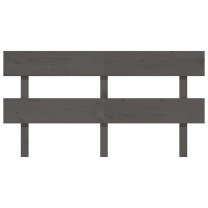 Testiera per Letto Bianca 154x3x81 cm Legno Massello di Pino - homemem39