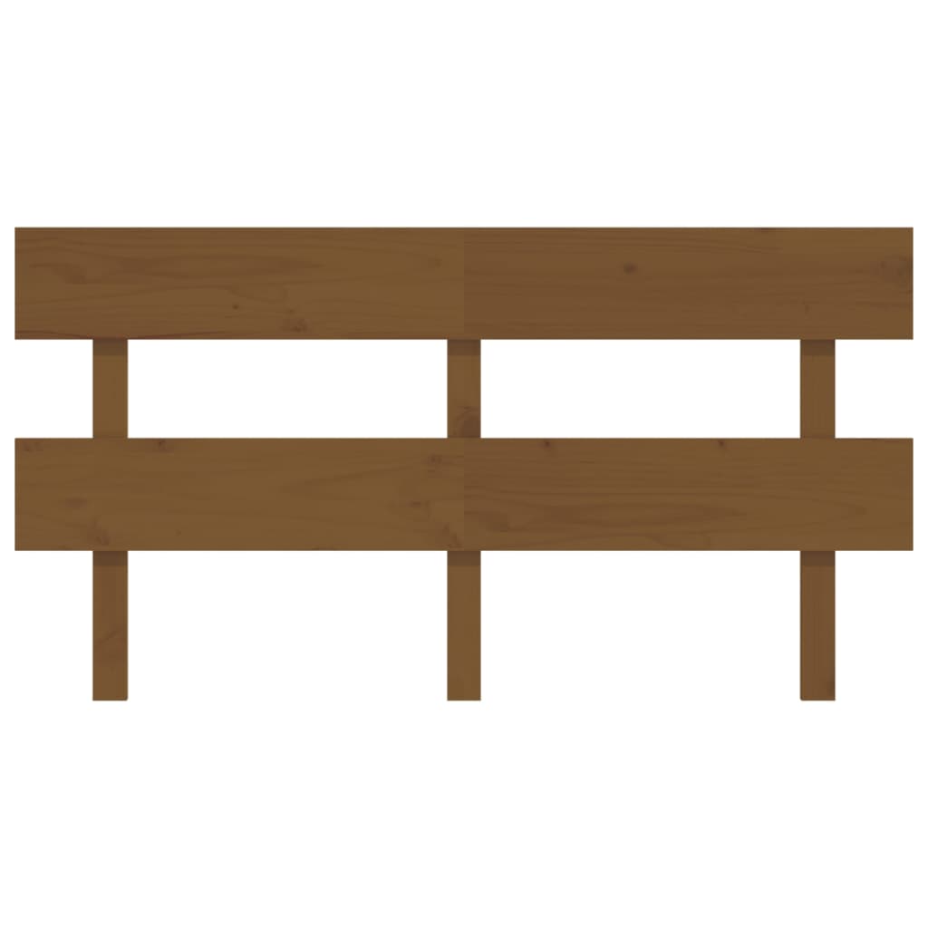 Testiera per Letto ambra 154x3x81 cm in Legno Massello di Pino - homemem39
