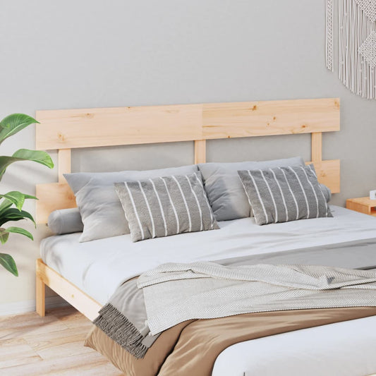 Testiera per Letto 204x3x81 cm in Legno Massello di Pino - homemem39