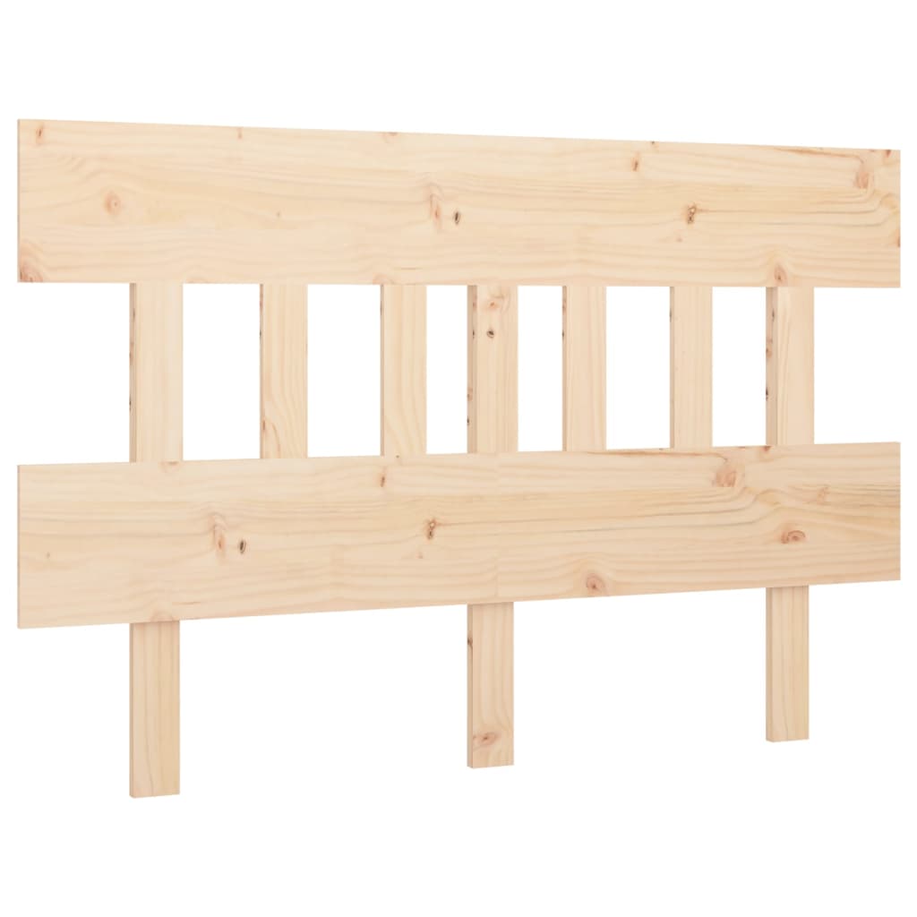 Testiera per Letto 123,5x3x81 cm in Legno Massello di Pino - homemem39