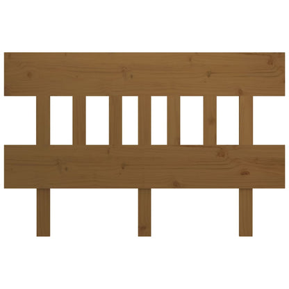 Testiera per Letto ambra 138,5x3x81cm in Legno Massello di Pino - homemem39