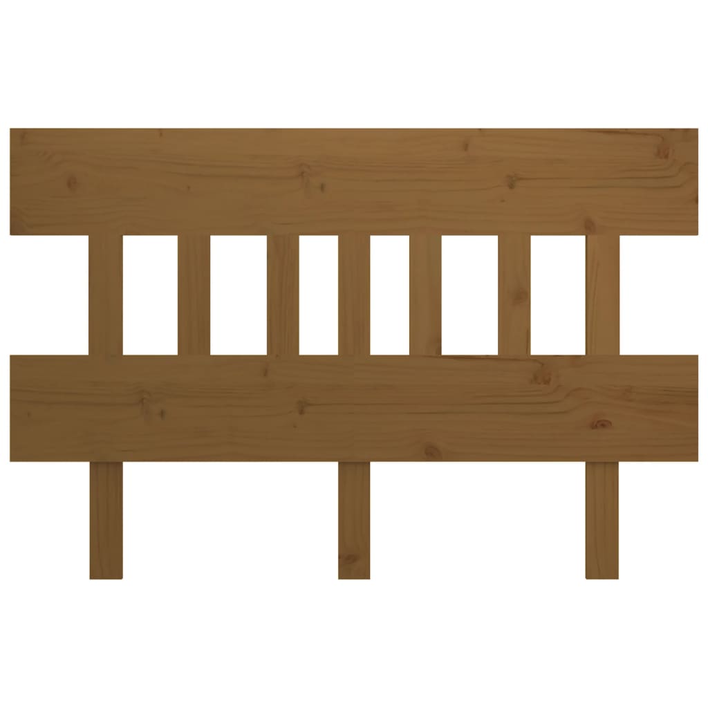 Testiera per Letto ambra 183,5x3x81cm in Legno Massello di Pino - homemem39