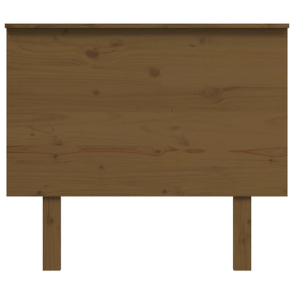 Testiera per Letto ambra 94x6x82,5 cm in Legno Massello di Pino - homemem39