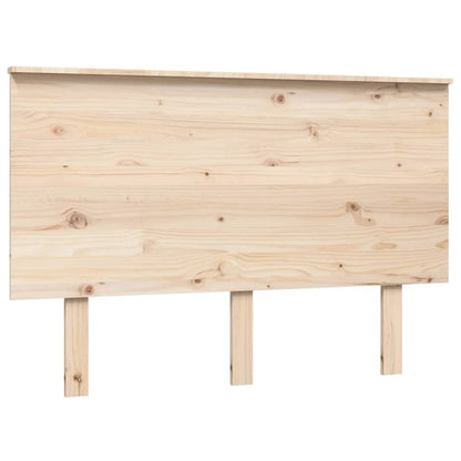 Testiera per Letto 124x6x82,5 cm in Legno Massello di Pino