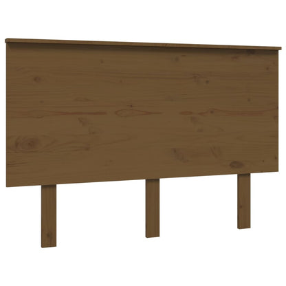 Testiera per Letto ambra 124x6x82,5cm in Legno Massello di Pino - homemem39