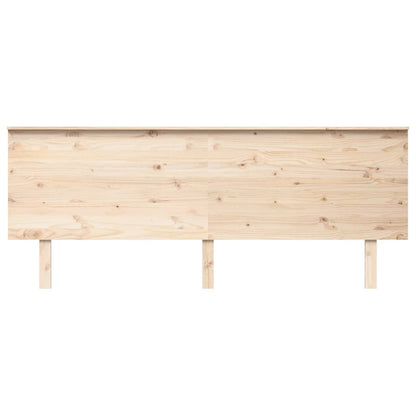 Testiera per Letto 204x6x82,5cm Legno Massello di Pino - homemem39