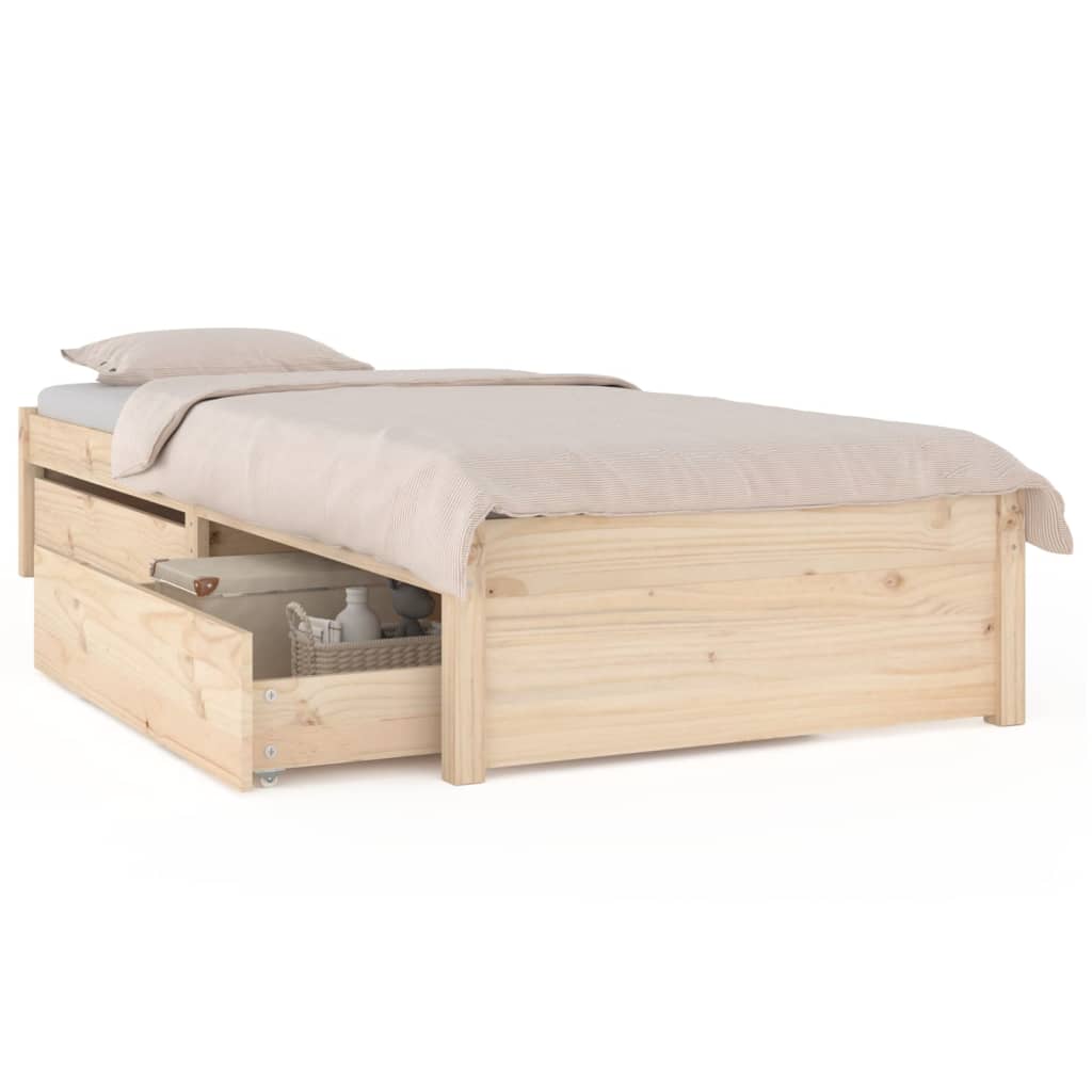 Giroletto con Cassetti 75x190 cm Small Single | homemem39