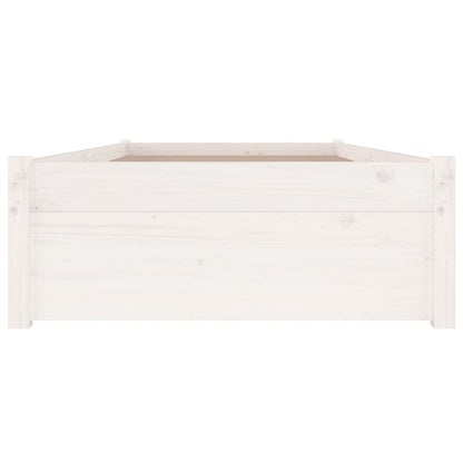 Giroletto Bianco con Cassetti 75x190 cm Small Single | homemem39