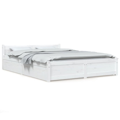 Giroletto con Cassetti Bianco 140x190 cm | homemem39