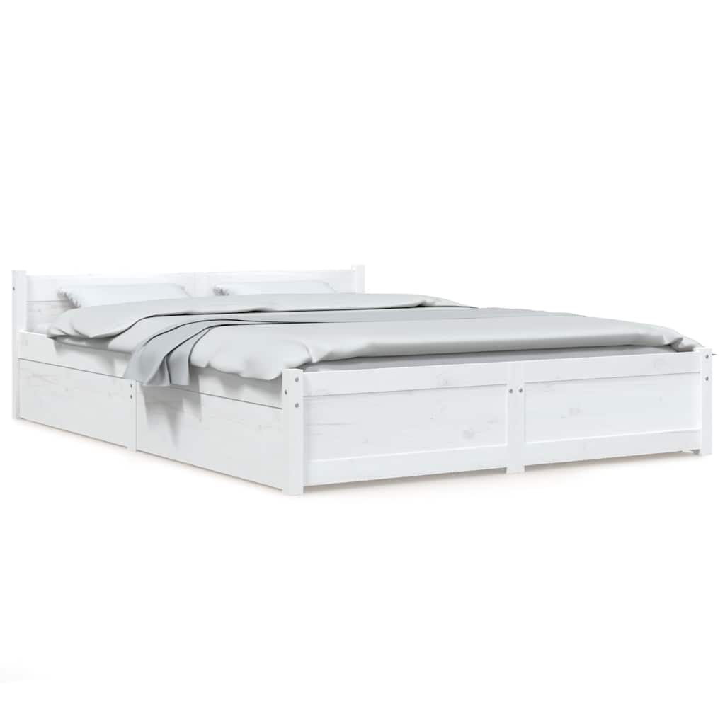 Giroletto con Cassetti Bianco 120x200 cm | homemem39