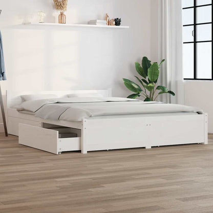Giroletto con Cassetti Bianco 120x200 cm | homemem39