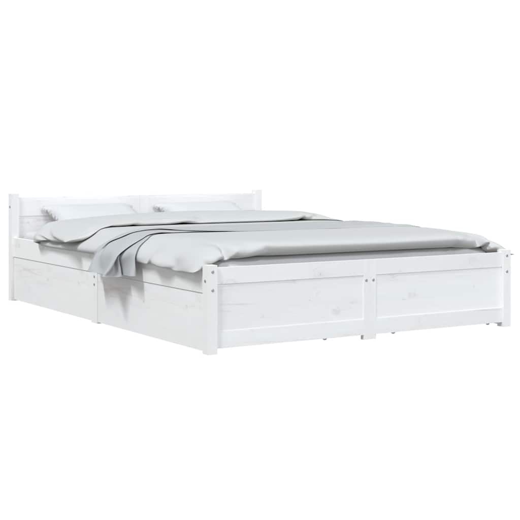 Giroletto con Cassetti Bianco 140x200 cm | homemem39