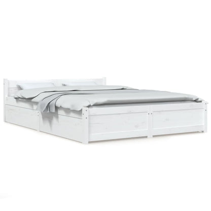 Giroletto con Cassetti Bianco 160x200 cm | homemem39