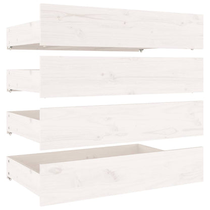 Giroletto con Cassetti Bianco 150x200 cm Super King | homemem39