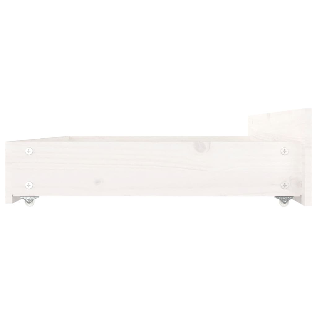 Giroletto con Cassetti Bianco 150x200 cm Super King | homemem39