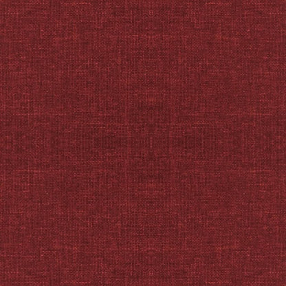 Sedie da Pranzo Girevoli 2 pz Rosso Vino in Tessuto