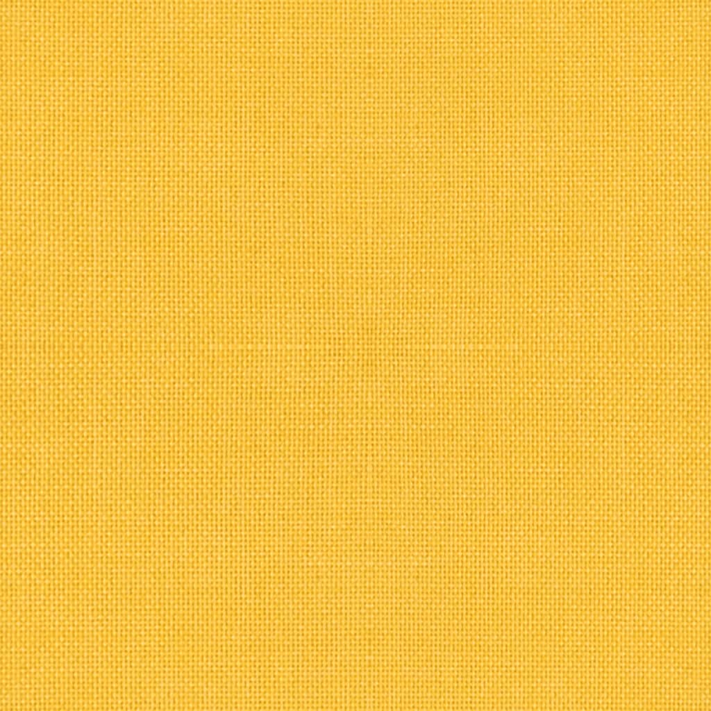 Sedie da Pranzo Girevoli 2 pz Giallo Senape in Tessuto | homemem39