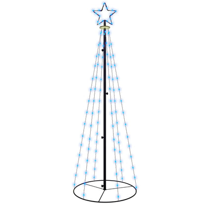 Albero di Natale a Cono Blu 108 LED 70x180 cm