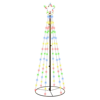 Albero di Natale a Cono Colorato 108 LED 70x180 cm - homemem39
