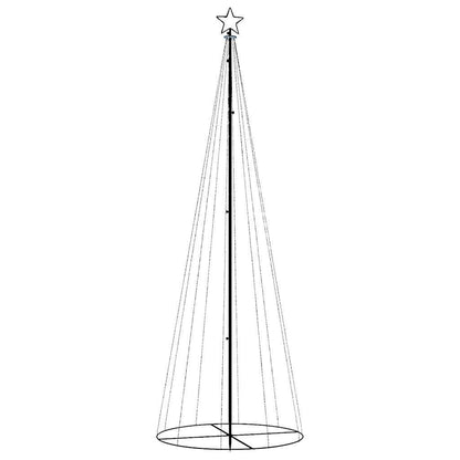 Albero di Natale a Cono Bianco Caldo 310 LED 100x300 cm