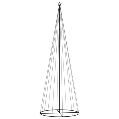 Albero di Natale a Cono Bianco Freddo 732 LED 160x500 cm