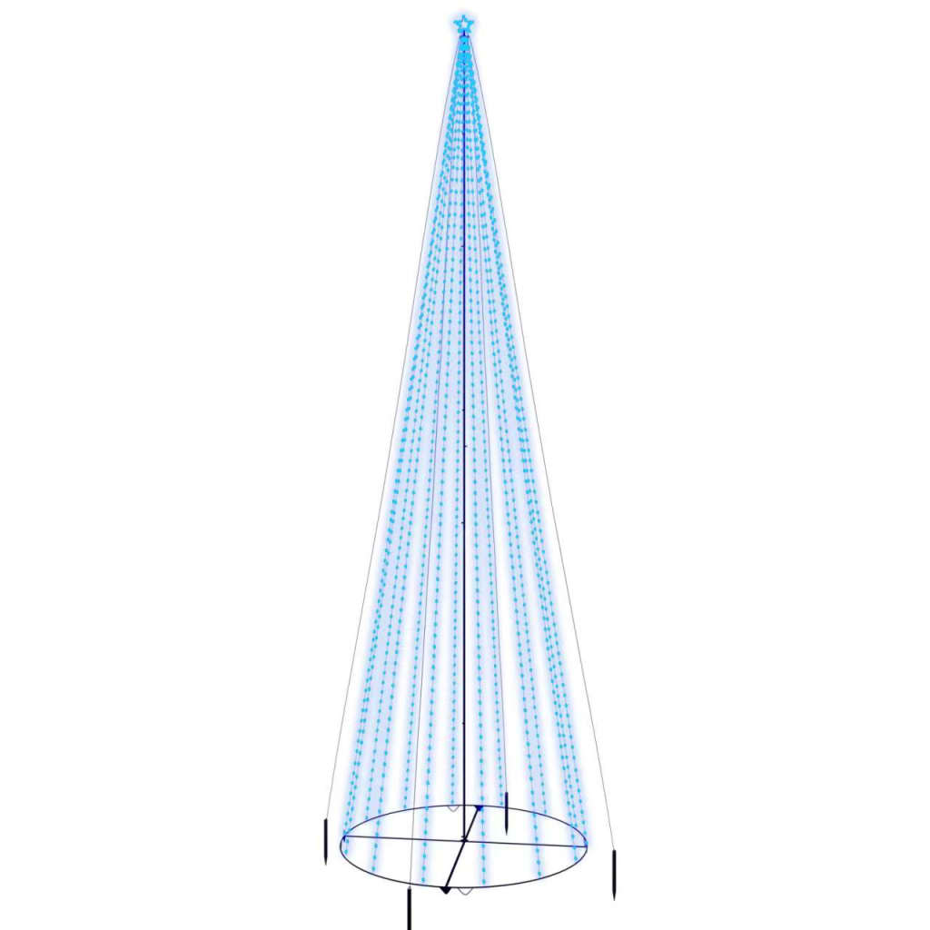 Albero di Natale a Cono Blu 1134 LED 230x800 cm - homemem39