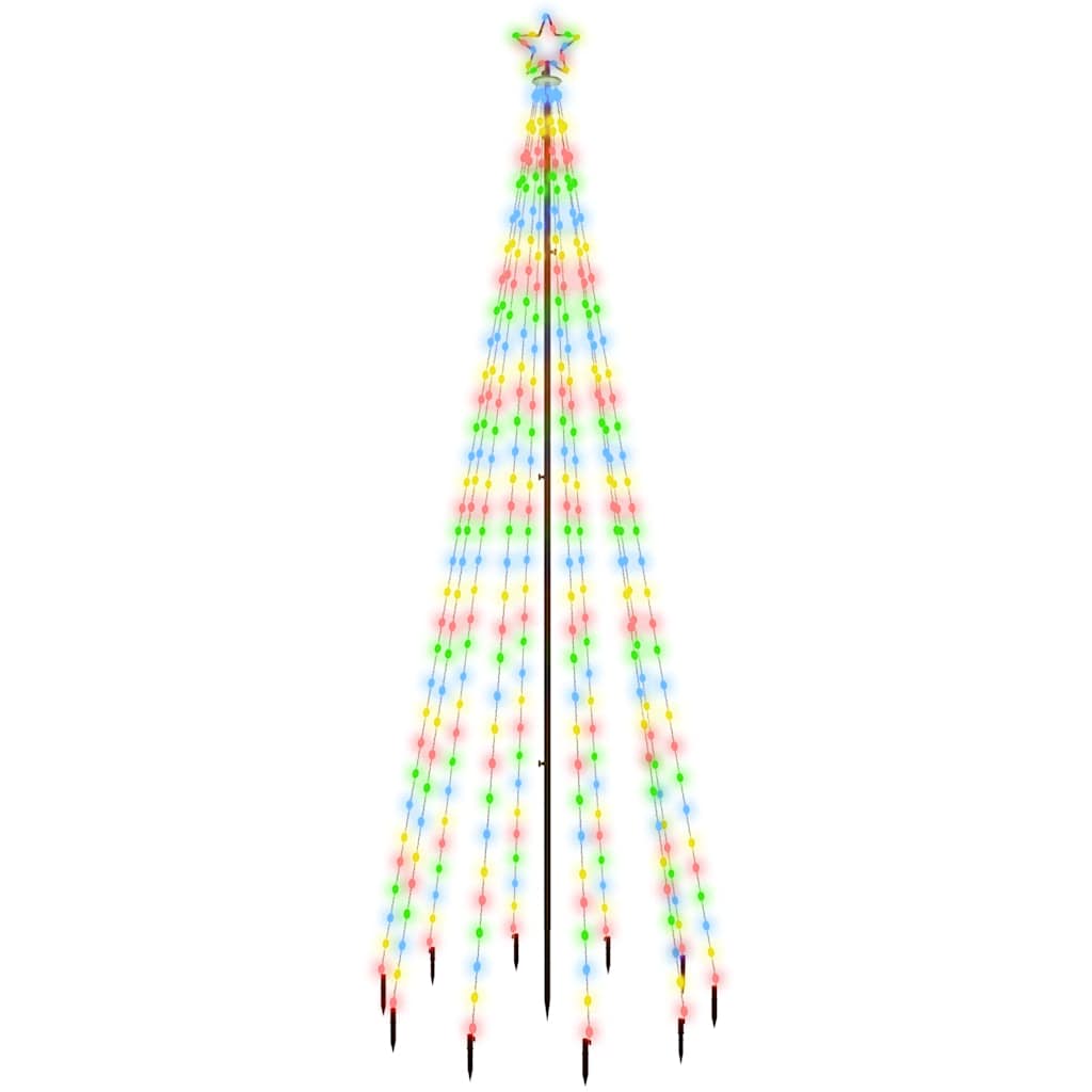 Albero di Natale con Puntale Colorato 310 LED 300 cm