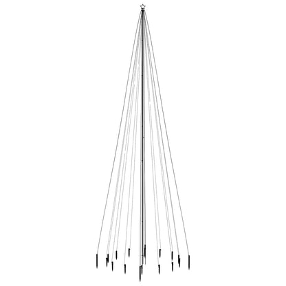 Albero di Natale con Puntale Colorato 1134 LED 800 cm - homemem39