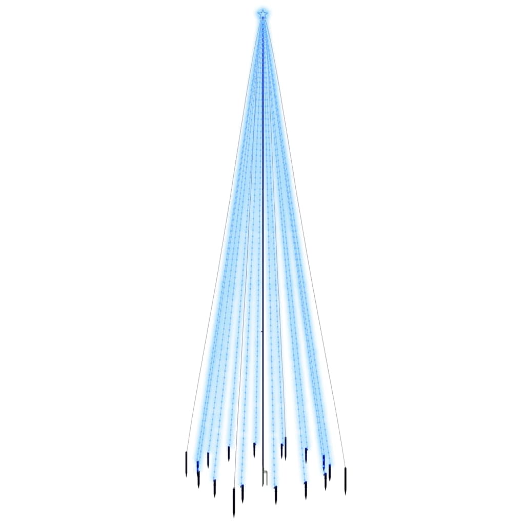 Albero di Natale con Puntale Blu 1134 LED 800 cm - homemem39