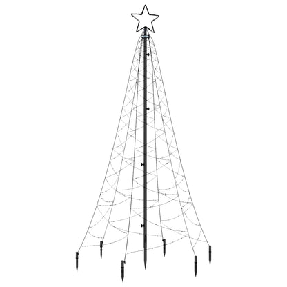 Albero di Natale con Puntale Blu 200 LED 180 cm - homemem39