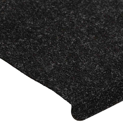 Tappetini Autoadesivi per Scale 15 pz 65x24,5x3,5 cm Antracite - homemem39