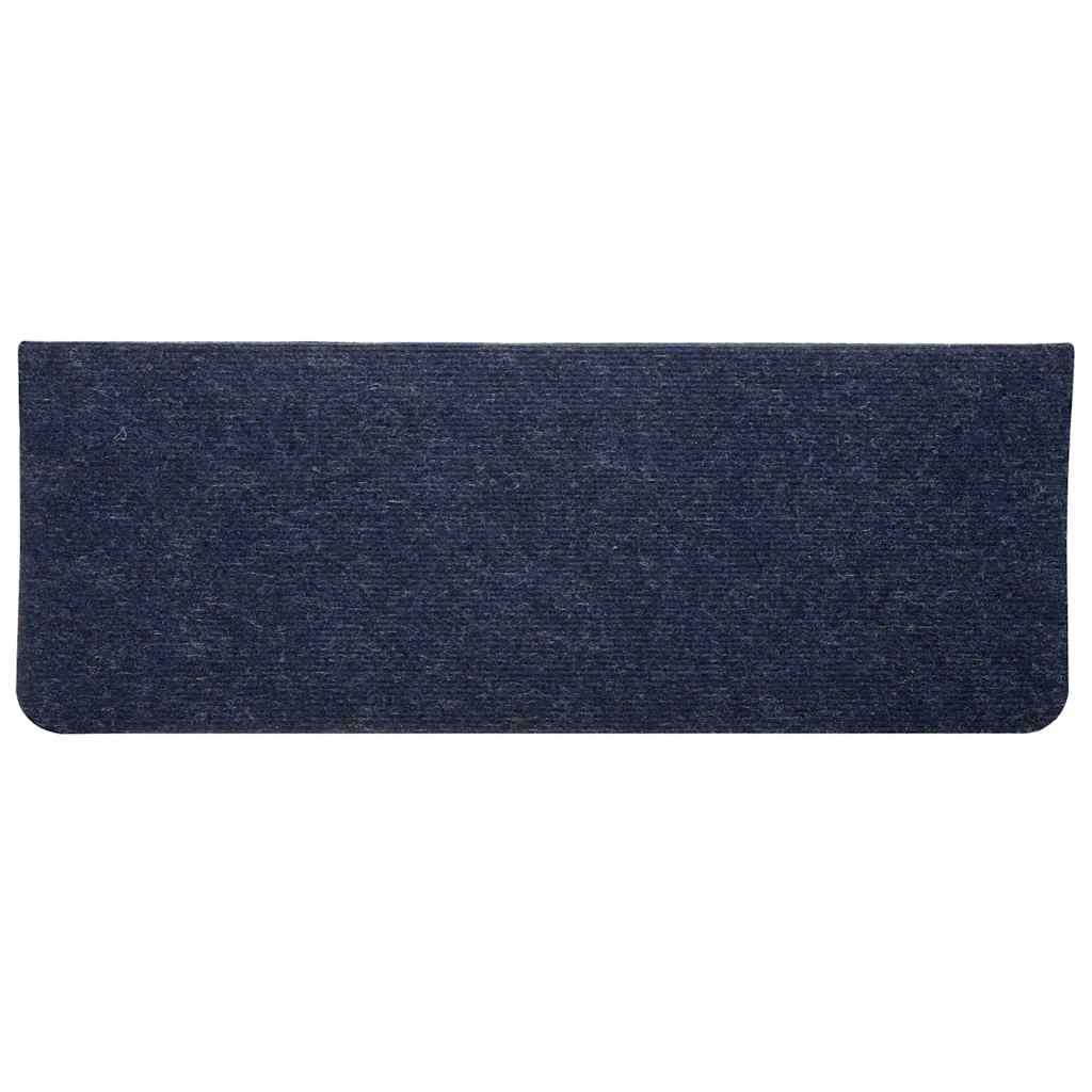 Tappetini Autoadesivi per Scale 15 pz 65x24,5x3,5 cm Blu - homemem39