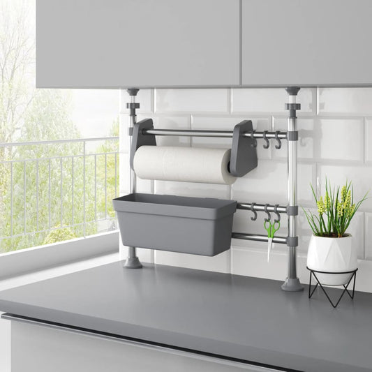 Organizer da Cucina Regolabile in Alluminio - homemem39