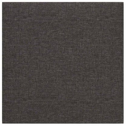 Pannelli Murali 12 pz Grigio Scuro 30x30 cm in Tessuto 1,08 m² - homemem39