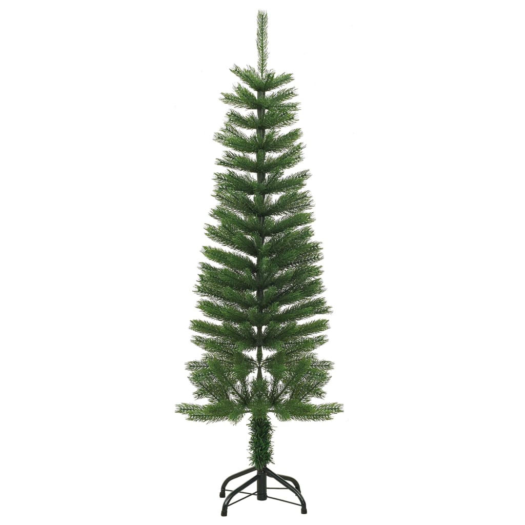 Albero di Natale Artificiale Sottile con Base 120 cm PE