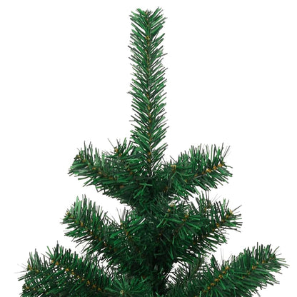 Albero di Natale Preilluminato con Vaso Verde 150 cm in PVC - homemem39