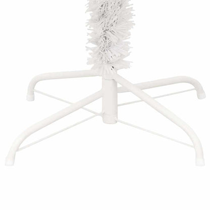 Albero di Natale Preilluminato con Vaso Bianco 180 cm in PVC