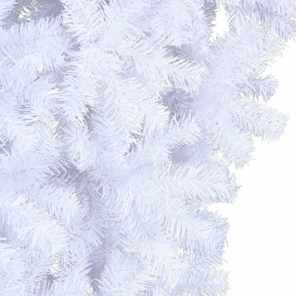 Albero di Natale Artificiale Capovolto con Base Bianco 180 cm