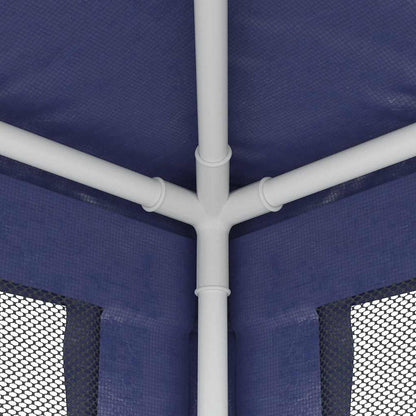 Tenda per Feste con 4 Pareti Laterali in Rete Blu 2x2 m HDPE | homemem39