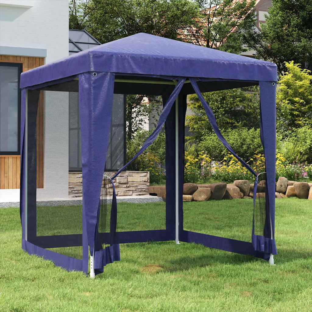 Tenda per Feste con 4 Pareti Laterali in Rete HDPE