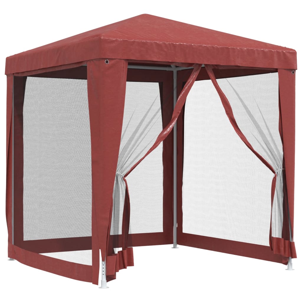 Tenda per Feste con Pareti Laterali in Rete 2x2 m HDPE | homemem39