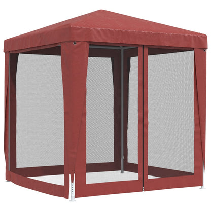 Tenda per Feste con Pareti Laterali in Rete 2x2 m HDPE | homemem39