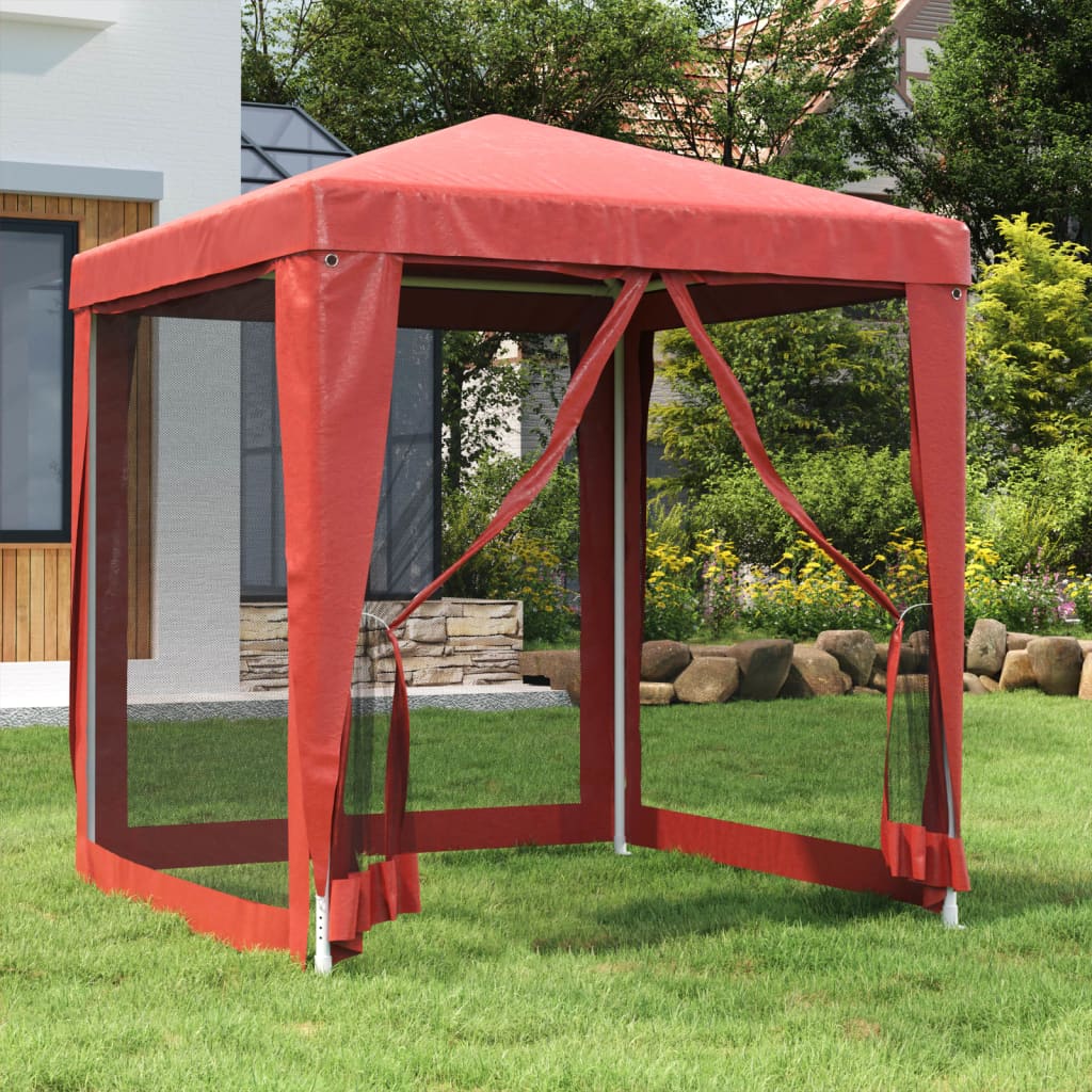 Tenda per Feste con Pareti Laterali in Rete 2x2 m HDPE | homemem39