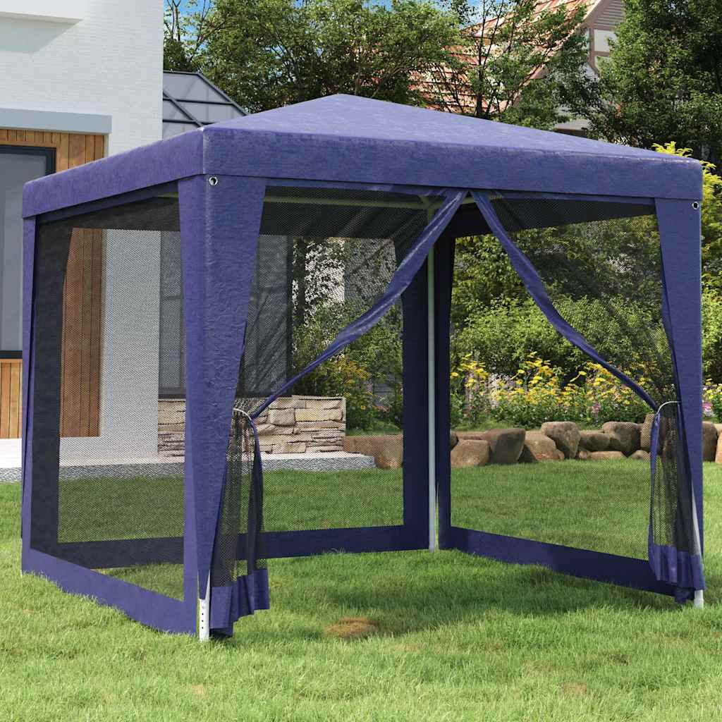 Tenda per Feste con 4 Pareti Laterali in Rete HDPE